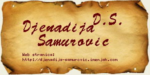 Đenadija Samurović vizit kartica